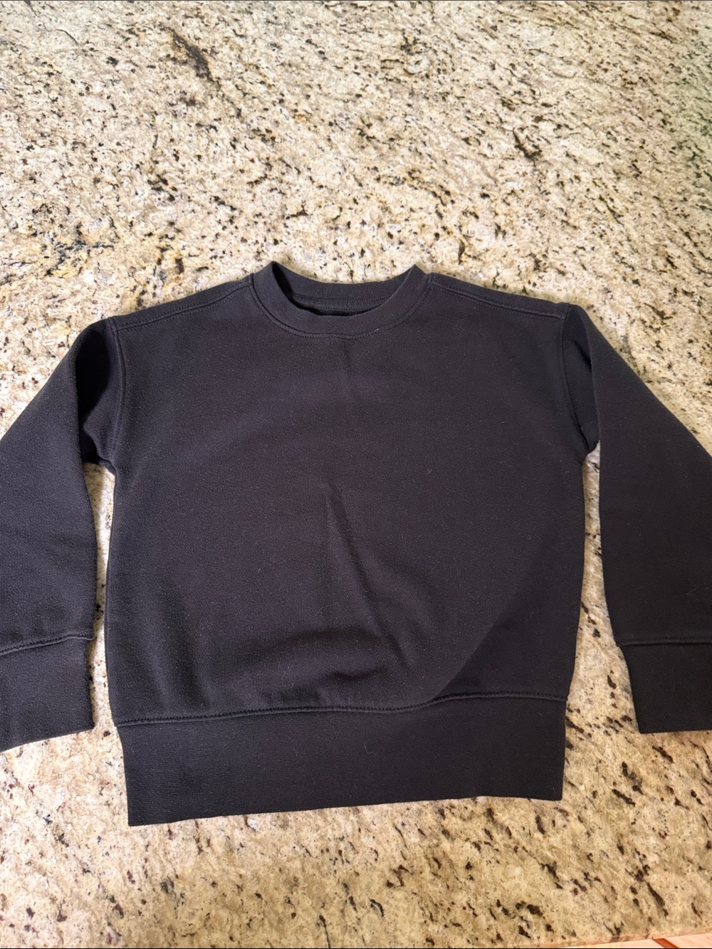 Athletic Works Black Kids Crewneck Sweatshirt